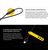 Realme Buds Classic Oortjes met One Key Control - USB Type C Oordopjes - Zwart