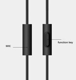 Xiaomi Słuchawki douszne Piston 3 — z mikrofonem i sterowaniem jednym klawiszem — Słuchawki USB typu C Słuchawki douszne, przewodowe, czarne