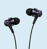 Xiaomi Piston 3-Ohrhörer – mit Mikrofon und Ein-Tasten-Steuerung – USB-Typ-C-Ohrhörer, Kopfhörer mit Kabel, Schwarz