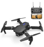 Stuff Certified® Dron E88 Mini RC z kamerą 4K – Quadcopter WiFi z automatycznym powrotem jednym klawiszem – czarny