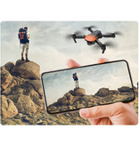 Stuff Certified® E88 Mini RC Drone con cámara 4K - Cuadricóptero WiFi con retorno automático de una tecla - Blanco