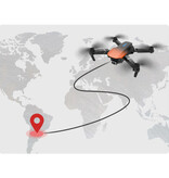 Stuff Certified® E88 Mini RC Drone con cámara 4K - Cuadricóptero WiFi con retorno automático de una tecla - Blanco