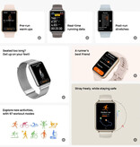Huawei Fit 2 Smartwatch - Siliconen Bandje - 1,74" AMOLED Display - Hartslag Sport Tracker Horloge - Zwart
