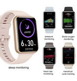 Huawei Reloj inteligente Fit 2 - Correa de silicona - Pantalla AMOLED de 1,74" - Reloj deportivo con seguimiento de frecuencia cardíaca - Negro