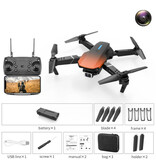 Stuff Certified® E88 Mini-RC-Drohne mit 4K-Kamera – WiFi-Quadrocopter mit One-Key-Auto-Return – Orange