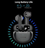 Huawei Écouteurs sans fil J56 Pro - Écouteurs à commande tactile Bluetooth 5.1 - Blanc