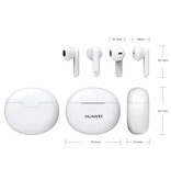 Huawei J56 Pro Wireless Earphones - Touch Control Earbuds Bluetooth 5.1 Earphone - White