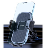 TOPK Uniwersalny uchwyt samochodowy na telefon Sucker ze stojakiem na deskę rozdzielczą - czarny - Copy