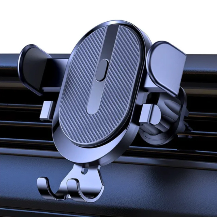 Universal Car Phone Holder with Air Vent Clip - Black