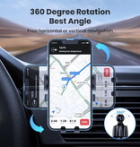 TOPK Universal Car Phone Holder with Air Vent Clip - Black