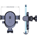 TOPK Universal Car Phone Holder with Air Vent Clip - Black