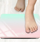 Stuff Certified® Digital Personal Scale - 180kg / 0.2kg - Body Weight Scale Body Digital - Pink-Green Gradient