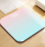 Stuff Certified® Digital Personal Scale - 180kg / 0.2kg - Body Weight Scale Body Digital - Pink-Green Gradient