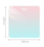 Stuff Certified® Digital Personal Scale - 180kg / 0.2kg - Body Weight Scale Body Digital - Pink-Green Gradient