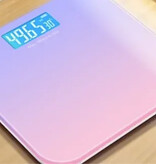 Stuff Certified® Pèse-personne numérique - 180 kg / 0,2 kg - Balance de poids corporel Body Digital - Dégradé violet-rose