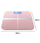 APWIKOGER Báscula personal digital - 180 kg / 0,2 kg - Báscula de peso corporal Body Digital - Degradado rosa-verde - Copy