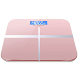 APWIKOGER Pèse-personne électronique - 180 kg / 0,2 kg - Pèse-personne numérique - Rose