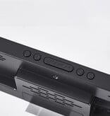 Stuff Certified® Wecker-Nachtlicht – LED-Schlummerwecker, Hintergrundbeleuchtung, Temperatur – Blau