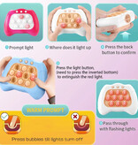 Stuff Certified® Pop It Spielekonsole – Zappelspielzeug-Controller – schnelles Push-Anti-Stress-Spielzeug für motorische Fähigkeiten, Rosa