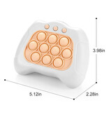 Stuff Certified® Console de jeu Pop It - Contrôleur de jouet Fidget - Jouet de motricité anti-stress à poussée rapide Rose