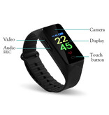 Virwir X8 Camera Watch 1080p - DVR Security Smartband Video Recorder - Black