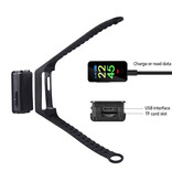 Virwir X8 Camera Watch 1080p - DVR Security Smartband Video Recorder - Black