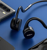 Lenovo Auricolari wireless X4 con archetto da collo - Auricolari surround TWS Bluetooth 5.3 Auricolare nero