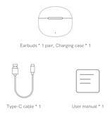 QCY Auricolari Wireless T20 - Auricolari Bluetooth 5.3 ENC - Auricolari Auricolari Bianchi