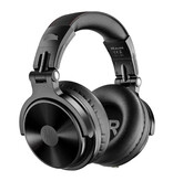 OneOdio Pro-C Draadloze Koptelefoon - 110 Uur Afspeeltijd - Headset met Microfoon DJ Headphones - Zwart