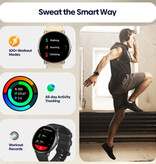 Zeblaze GTR 3 Pro Smartwatch - Smartband Sportowy zegarek z trackerem iOS Android - Czarny