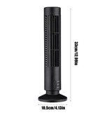 Stuff Certified® Bladeless Tower Fan - Portable Cooling Fan Energy Saving White