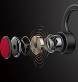 Lenovo Bezprzewodowe słuchawki X5 z pałąkiem na szyję - słuchawki douszne surround TWS Słuchawki Bluetooth 5.2 - czarne