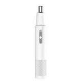 Stuff Certified® Tagliacapelli per naso - Rasoio elettrico USB per sopracciglia e orecchie senza fili - Bianco