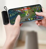 Stuff Certified® Mini powerbank 10 000 mAh na USB-C - dodatkowy kabel Lightning do iPhone'a Awaryjna ładowarka do baterii - różowy