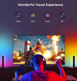 CANMEIJIA Inteligentna lampa do gier RGB - oświetlenie LED z regulacją koloru