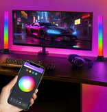 CANMEIJIA Inteligentna lampa do gier RGB - oświetlenie LED z regulacją koloru