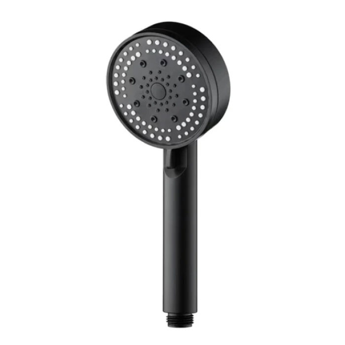 Turbo Full Shower Head - High Pressure 5 Modes Bathtub Bathroom Shower - Black