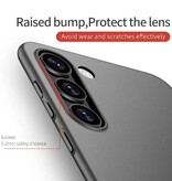 Stuff Certified® Ultra Thin Case for Samsung Galaxy S22 Ultra - Hard Plastic Case Cover - Gold