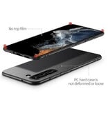 Stuff Certified® Custodia Ultra Sottile per Samsung Galaxy S22 Plus - Cover Rigida in Plastica - Nero Opaco