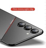 Stuff Certified® Ultra Thin Case for Samsung Galaxy S22 Ultra - Hard Plastic Case Cover - Matte Gray