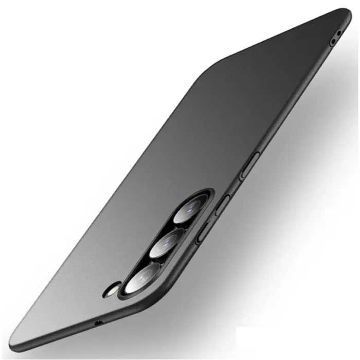 Ultra Thin Case for Samsung Galaxy S24 - Hard Plastic Case Cover - Black