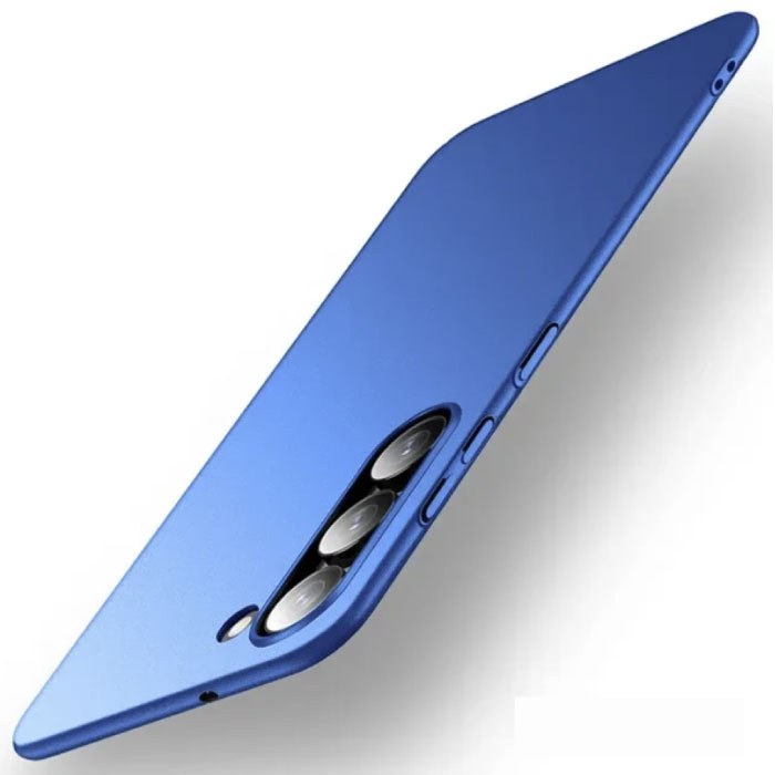 Custodia Ultra Sottile per Samsung Galaxy S24 - Cover Rigida in Plastica - Blu