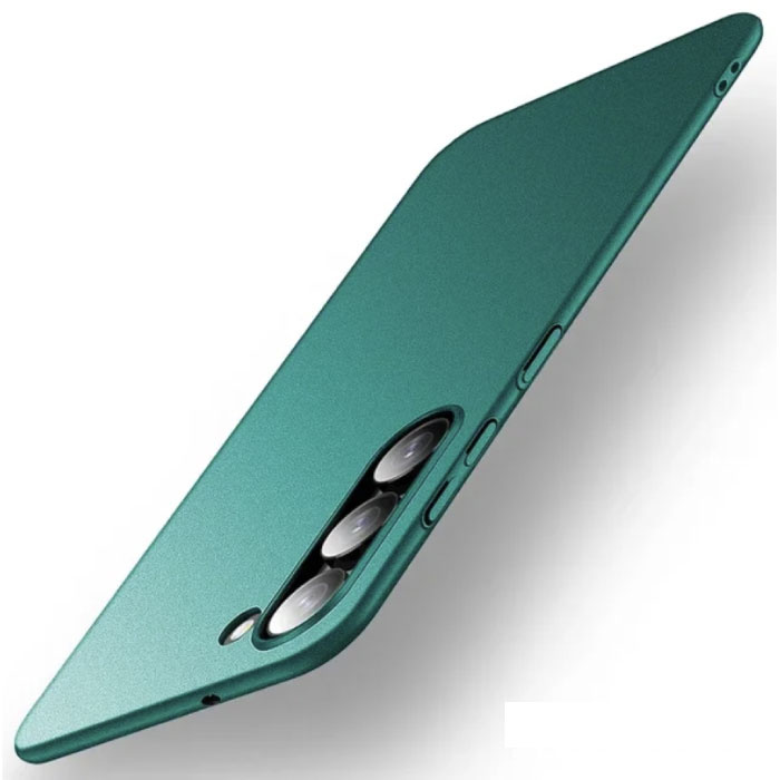 Ultra Dun Hoesje voor Samsung Galaxy S22 Plus - Hard Plastic Case Cover - Matte Groen