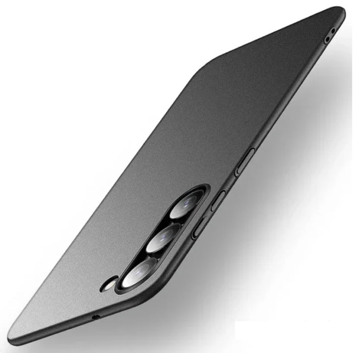 Custodia Ultra Sottile per Samsung Galaxy S24 - Cover Rigida in Plastica - Nero Opaco