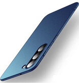 Stuff Certified® Ultra Thin Case for Samsung Galaxy S24 Plus - Hard Plastic Case Cover - Matte Cyan