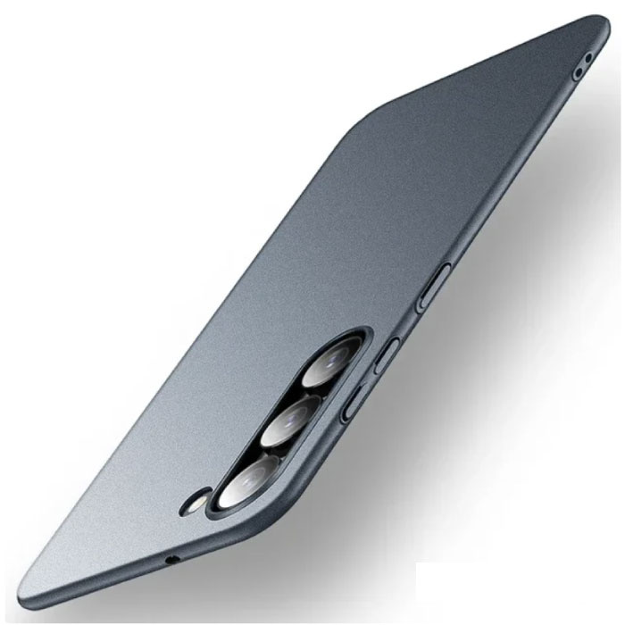 Custodia Ultra Sottile per Samsung Galaxy S23 Ultra - Cover Rigida in Plastica - Grigio Opaco