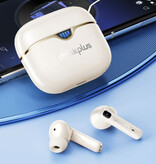 Lenovo Écouteurs sans fil Thinkplus LP15 - Écouteurs Bluetooth 5.3 300 mAh TWS - Blanc