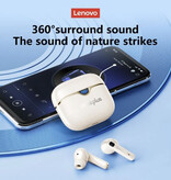 Lenovo Auriculares inalámbricos Thinkplus LP15 - Auriculares Bluetooth 5.3 de 300 mAh TWS - Blanco