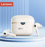 Lenovo Auriculares inalámbricos Thinkplus LP15 - Auriculares Bluetooth 5.3 de 300 mAh TWS - Blanco