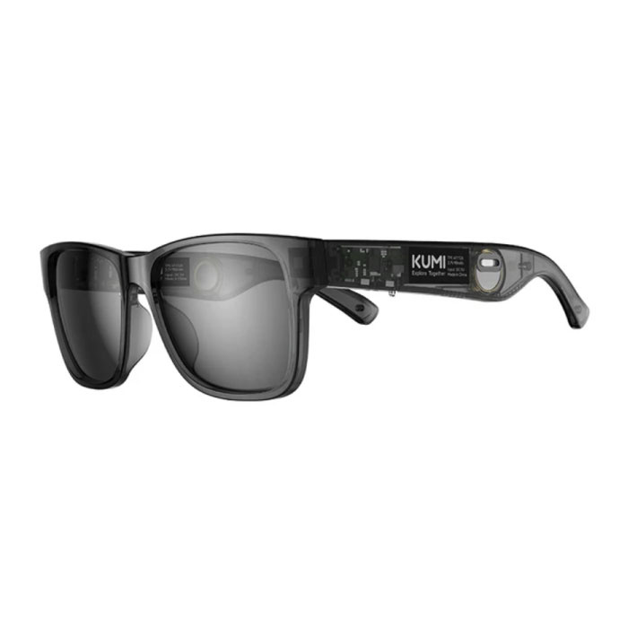 Occhiali da Sole Bluetooth Meta V1 con Auricolari Incorporati - Cuffie A Orecchio Aperte TWS - Nero